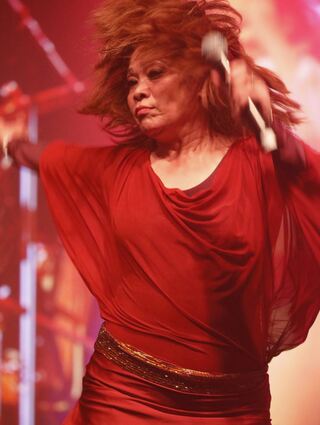 Wirbelwind: Tess D. Smith lebt die Rolle der Tina Turner.