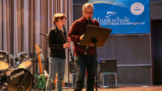 Ein eingespieltes Klarinettenduo: Philipp Herbold und Christian Satzinger.