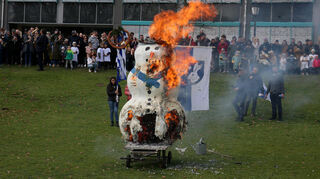 Und am Schluss ging der Winter in Flammen auf.