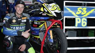 Da war die Motorrad-Welt noch in Ordnung: Nicolai Kraft nach dem sechsten Platz in Hockenheim.