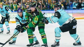 Jyrki Jokipakka (Mitte) kommt von Ilves Tampere nach Mannheim. In der NHL spielte der Finne für Dallas, Calgary und Ottawa.