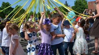 Schon vor der Corona-Zeit waren die Kinder der evangelischen Kigas im Podey-Haus mit von der Partie.