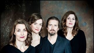 Tetzlaff Quartett mit Elisabeth Kufferath (r.), die unsere Interviewfragen beantwortete, gestaltet die Matinee am Sonntag.