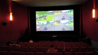 Mario Kart Battle auf der großen Leinwand im Central Kino – am Mittwoch besteht einmal mehr die Gelegenheit dazu.