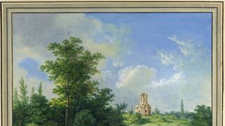 Das Gemälde von Karl Kuntz „Der Merkurtempel im Park von Schwetzingen“ (1795) befindet sich in der Albertina in Wien, einem Kunstmuseum.