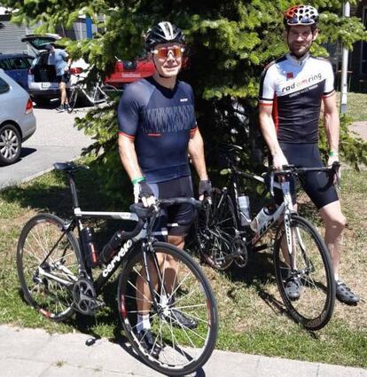 Die beiden Schnellsten auf der langen Strecke im Jahr 2022: Roland Frey (v.l.) und Jan Vandieken.