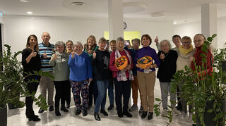 Die „Grünen Damen“ und der „Grüne Herr“ der GRN-Klinik Schwetzingen freuen sich jederzeit über Verstärkung.