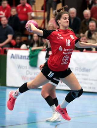Mireia Torras Parera beim Spiel der Kurpfalz-Bären im März gegen SG Schozach-Bottwartal.