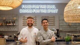 Die Inhaber des Restaurant Marley´s Greg Marley und Hiep Ngo.