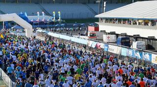 Das Hauptevent des BASF-Firmencups ist der Laufcup der Erwachsenen, bei dem neben Läufern auch Walker und Nordic-Walker an den Start gehen.