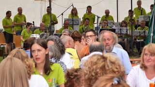 Das Musikfest – hier vor der Pandemie – hat in Plankstadt schon Tradition. Am Wochenende lädt der Musikverein wieder in die Gänsweid ein.