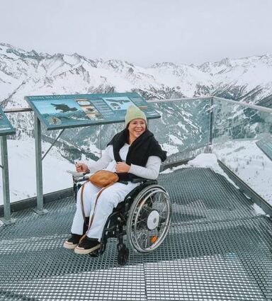 Traumhafte Aussichten von der Lounge auf 2421 Metern, nah am Großglockner.