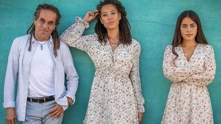 Entspannte Atmosphäre mit handgemachter Popmusik: Dafür steht die „Frank Family“ mit Mike Frank (v. l.), Christin Kieu und Tochter Sabah Frank.