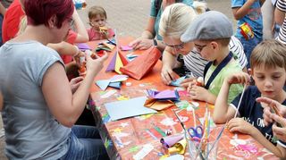 Beim Kindertag, hier ein Archivbild von 2016, ist immer etwas geboten.
