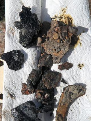 Nur noch kleine „Metallstücke“ wurden von dem Taucher im See gefunden.
