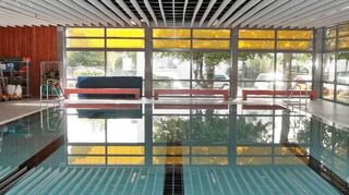Das Lehrschwimmbecken in der Schwetzinger Nordstadthalle. Eines der näher betrachteten Energieeinsparpotenziale in Zeiten der Gasknappheit in der Stadt.
