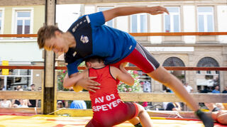 Beim AV 03 Speyer zeigen Ringer und Boxer, was sie drauf haben