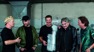 Pur kommen 2024 nach Schwetzingen: Joe Crawford (v. l.), Frank Dapper, Hartmut Engler, Ingo Reidl und Rudi Buttas.
