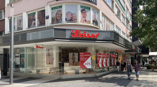 Das Schuhgeschäft Leiser in P 4 auf den Planken schließt.