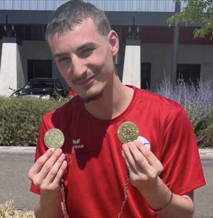 Nicholas holt zweimal Gold.