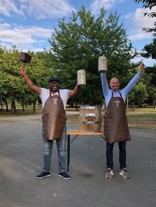 Geht doch: Lamine Naham und Timo Wangler.