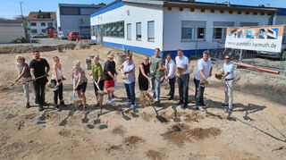 Hockenheim Bauhof Spatenstich für neues Gebäude 19.07.2023