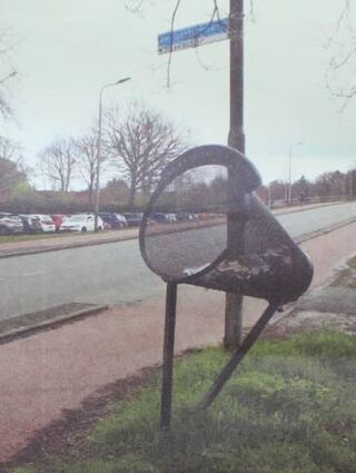 Stehen bald solche Mülleimer an den Radwegen? Jan Ruiter hat diese Idee in einer anderen Stadt gesehen.