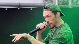 Macht auch farblich auf der Buga klar: hier singt GReeN.