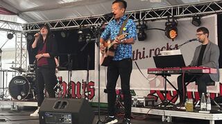 „Athi rocks“ unterhalten mit ihrem Filmmusik-Matinee.