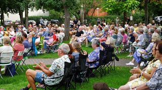 Der Andrang war auch beim letzten Konzert der "Musik im Park"-Reihe wieder groß.