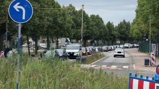 Am Scheffelkreisel in Schwetzingen staut es sich mittlerweile regelmäßig.