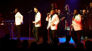 Ein Bild aus der Anfangszeit der Revue mit den Temptations.