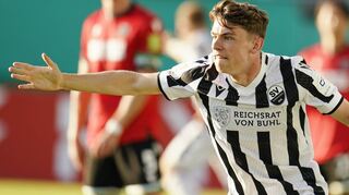 TimMaciejewski sammelte gegen Hannover nicht nur wegen seines Tores zum 2:2 Pluspunkte. Ober er gegen Dresden in der Startelf steht, ist noch unklar.