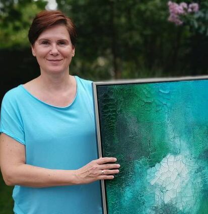 Künstlerin Sabine Oeller.