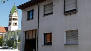 Zur Hockenheimer Straße hin bleibt die Fassade bis auf weiteres unverändert.