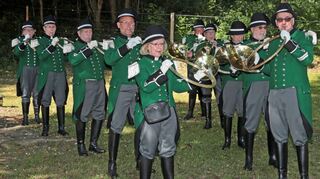 Zwar hat es 2021 bei der jüngsten Ausgabe nur ein reduziertes Programm gegeben, aber die Karlsruher Parforcehornbläser Markgraf von Baden waren dennoch erstmals dabei. Dieses Jahr kommen sie wieder.