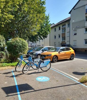 VRNnextbikes können jetzt auch an einer neuen Station am Berliner Platz in Schwetzingen ausgeliehen werden.