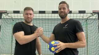 Dominik Sommer und Sebastian Metzler bilden das neue Trainerteam des TV Eppelheim – die beiden haben eine durchaus ambitionierte Zielvorgabe mit Tabellenplatz fünf aufwärts.