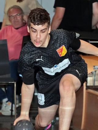 Marcel Gorth, VKC Eppelheim, zeigt sich bei seinem Einsatz hochkonzentriert.