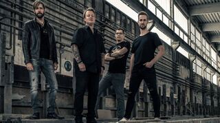 K’lydoscope mit Andreas Frank (Gitarre), Frontmann Martin Orth, Fabio Di Bernardo (Bass) und Simon Kammerer (Schlagzeug). Es gibt was Neues von dem Quartett.