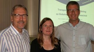 Wolfgang Leberecht mit Maike Berkemeier und Marco Knöpfle.