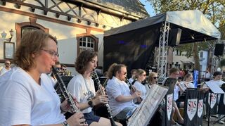 Musik bei der Eröffnung des Altstadtfestes in Speyer.