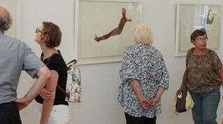 Die Ausstellung des Kunstvereins Schwetzingen im Palais Hirsch am Schlossplatz präsentiert den Berliner Künstler Michael Schuster mit „Licht und Schatten“. Seine Bilder sind Collagen auf Papier. Die Motive bestehen aus getrockneten, gepressten und dann ausgeschnittenen Platanenblättern. Alle Bilder tragen den Titel „Lichtbild“ und erinnern somit an die Sonne, die Mutter allen Lebens, die uns das Licht, aber auch den Schatten schenkt.