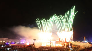 Die Closing Show mit Blick auf die Euphoria Stage.
