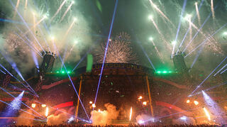 Closing Show auf der Euphoria Stage beim Glücksgefühle Festival 2023 auf dem Hockenheimring.