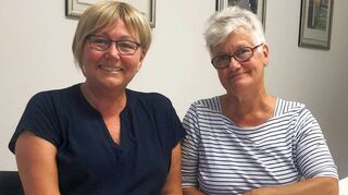 Gabriele Gött-Richter (li,) und Gabriele Wegmann-Rey sind Mitglieder des Projektteams für die künftige Kirchengemeinde.
