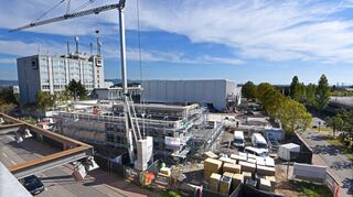 Auf dem ehemaligen Bauhaus-Gelände am Rhein-Neckar-Zentrum entsteht aktuell ein neues Freizeitzentrum