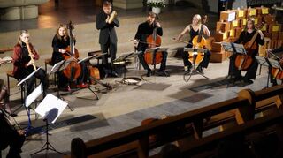 Alte Musik wunderbar mit Lust und Laune präsentiert: „La Banda Barroca“ in der Kirche St. Sebastian.