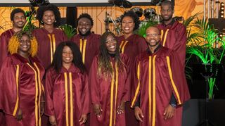 Kommen aus verschiedenen Ländern: Die Mitglieder des „New Life Gospel Choir Düsseldorf“ leben als Gemeinschaft.