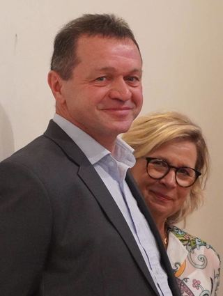 Christian Zimmermann (v. l.) und Beate Knapp sind die Hauptorganisatoren der Matinee zum 50-jährigen Bestehen.